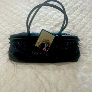 black Bottega Veneta bag